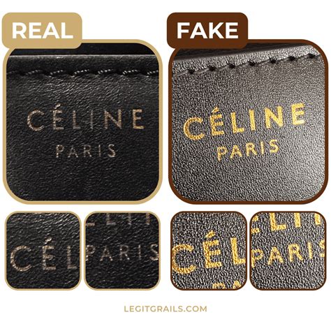 how to tell a fake celine|authentic or fake celine bags.